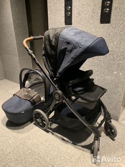 Коляска CAM techno soul 725 carbon black 2 В 1