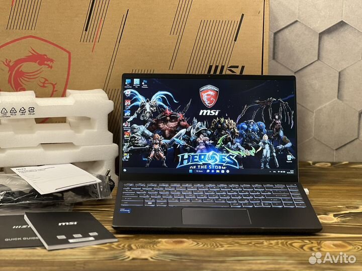 Металлический MSI Intel i5 11th/IPS FHD/16ram/SSD