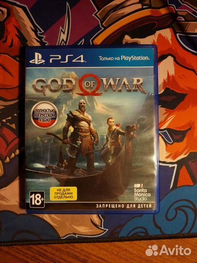 God of war диск для ps4