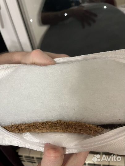 Матрас в круглую кроватку+наматрасник