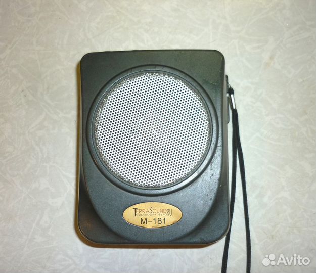 Усилитель голоса мегафон поясной TerraSound M-181