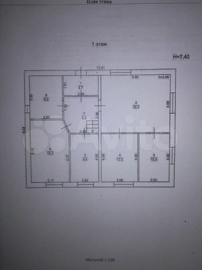 Дом 202 м² на участке 5 сот.