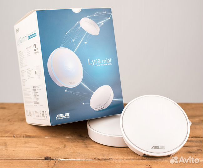 Wi-fi роутер: mesh-комплект asus Lyra mini (3pk)