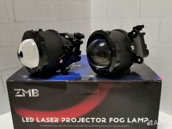 Светодиодные LED линзы птф LADA Renault Ford