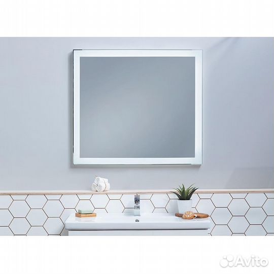 Зеркало Dreja 80х85 77.9012w Белое