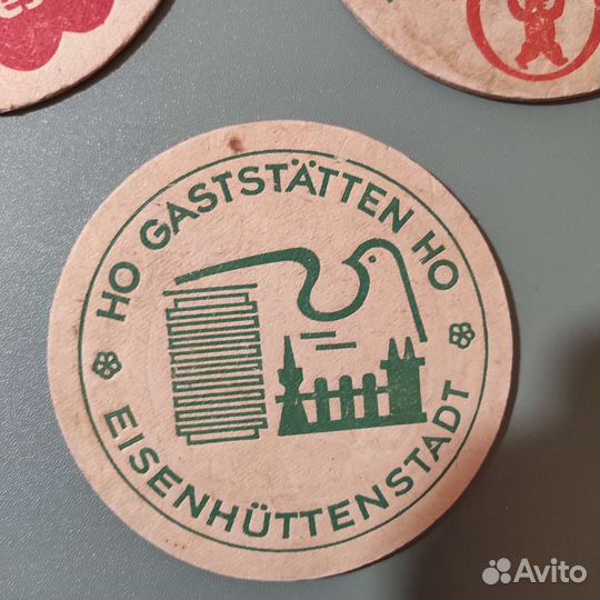 Подставки под пивную кружку. гдр. 1975