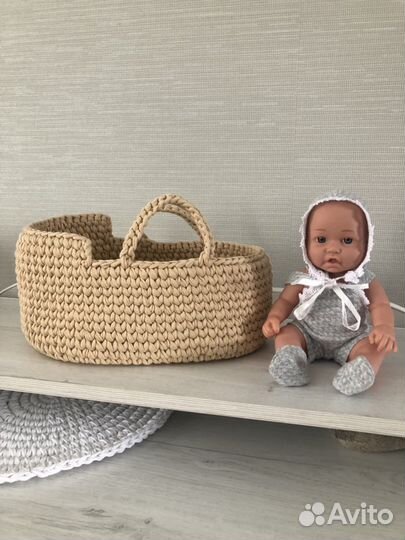 Люлька ручной работы для кукол и игрушек