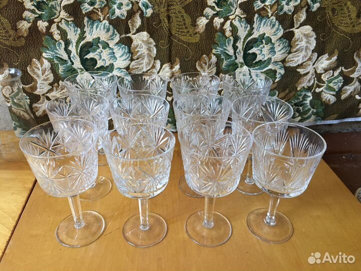 Фужеры хрустальные СССР