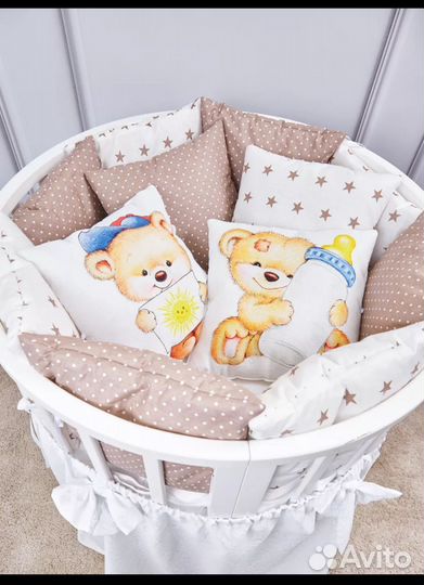 Бортики в кроватку б/у