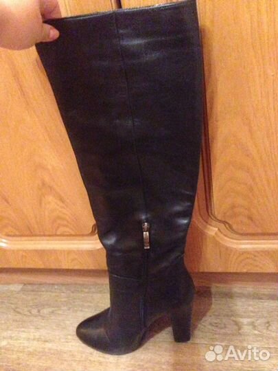 Сапоги натур.кожа р.38-38,5