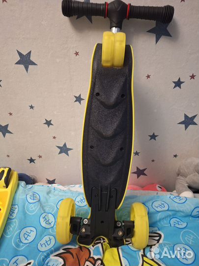 Самокат детский трехколесный складной