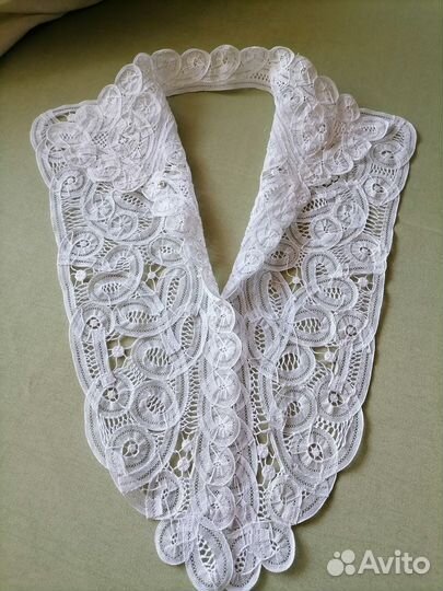 Кружево Бельгия манишка