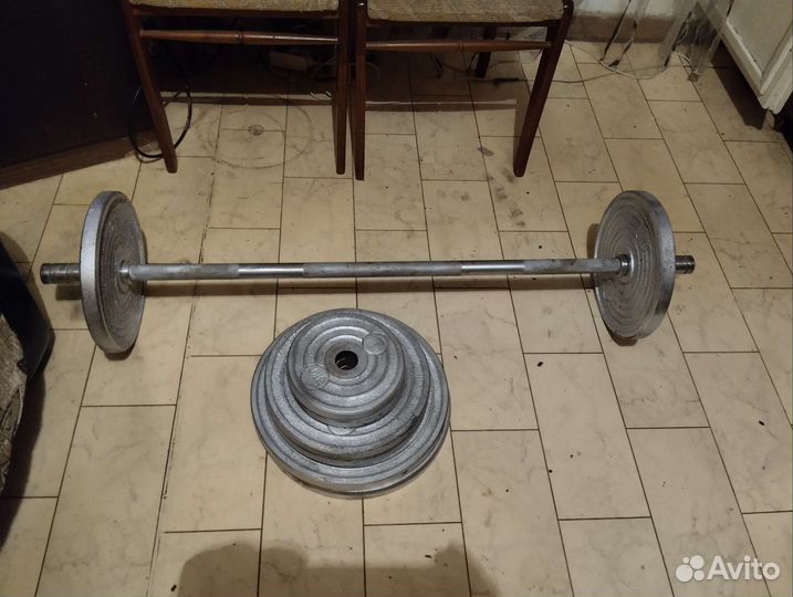 Штанга гриф блины