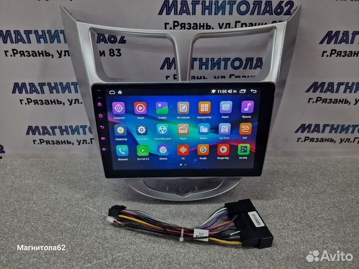 Магнитола Hyundai Solaris Android 4/64 GB