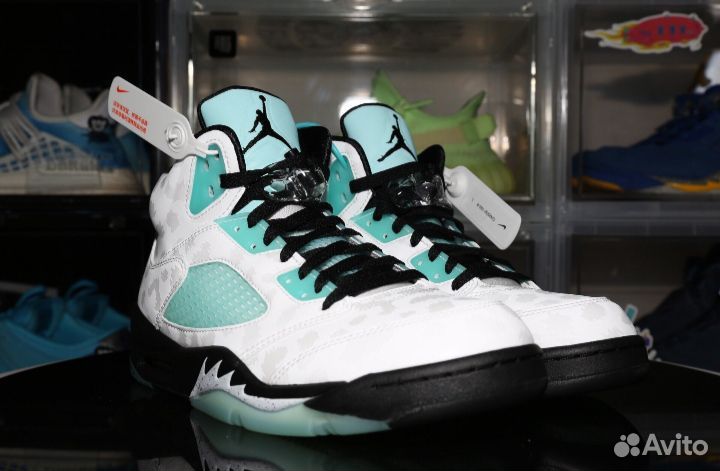 Air Jordan 5 island green (Оригинал)