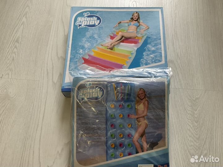 Новый надувной шезлонг и матрас bestway