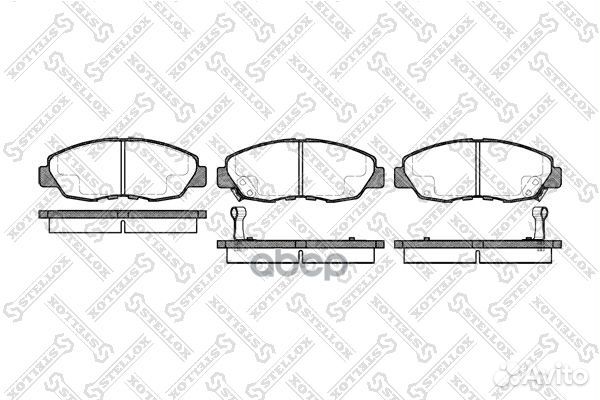 335 002-SX 324 02D5080M-01FO633881 колодки