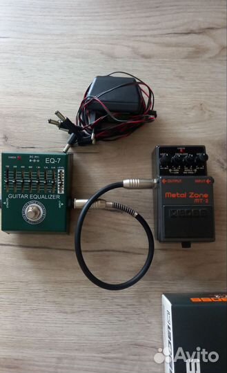 Boss Metal Zone MT-2 + AMT Equlizer (eq-7)