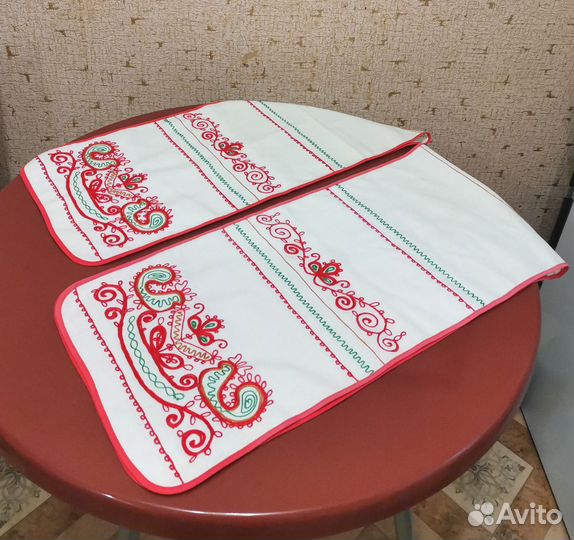 Рушники вышитые лен СССР новые