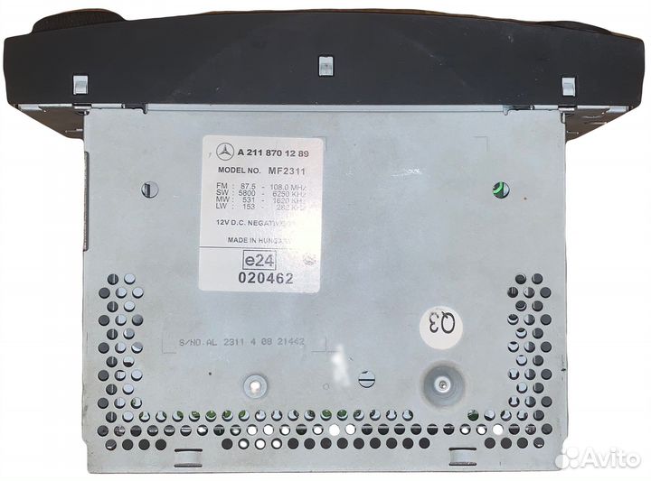 Магнитола mercedes