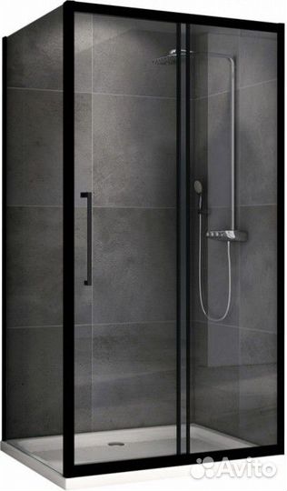 Душевой уголок Abber Schwarzer Diamant AG30140BH-S70B 140x70