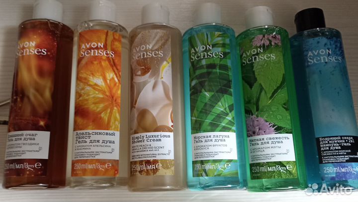 Гели для душа,шампунь,пена эйвон, Фаберлик