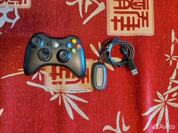 Беспроводной геймпад Xbox 360 оригинал и приемник