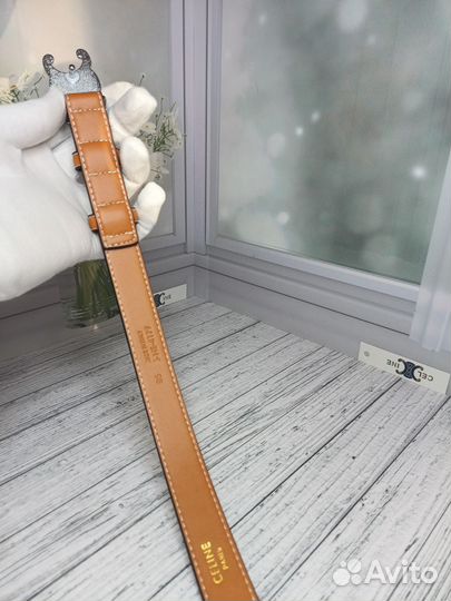 Ремень Женская Celine Люкс Натуральная кожа