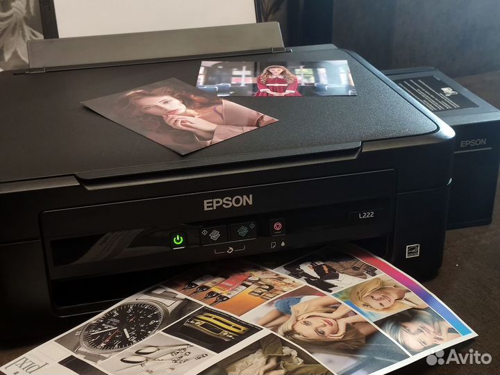 Цветной Epson L222 с заводской снпч
