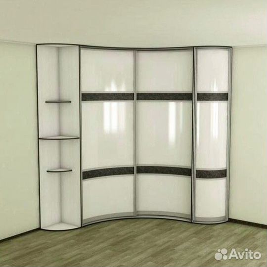 Радиусный шкаф купе