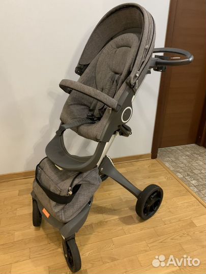 Коляска stokke xplory V5 2в1 Чёрный меланж