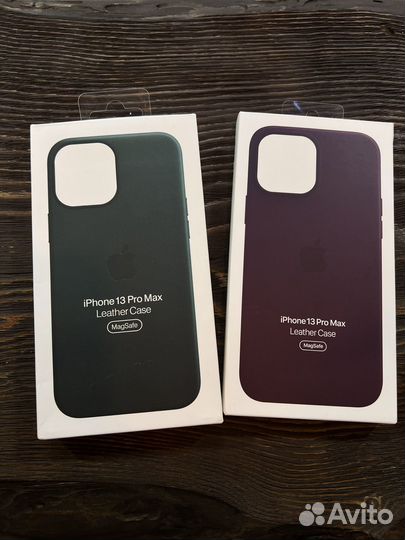 Чехол (кожа) iPhone 13 Pro Max