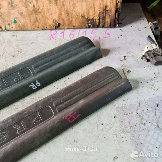 Накладка порога перед правая nissan presea r11