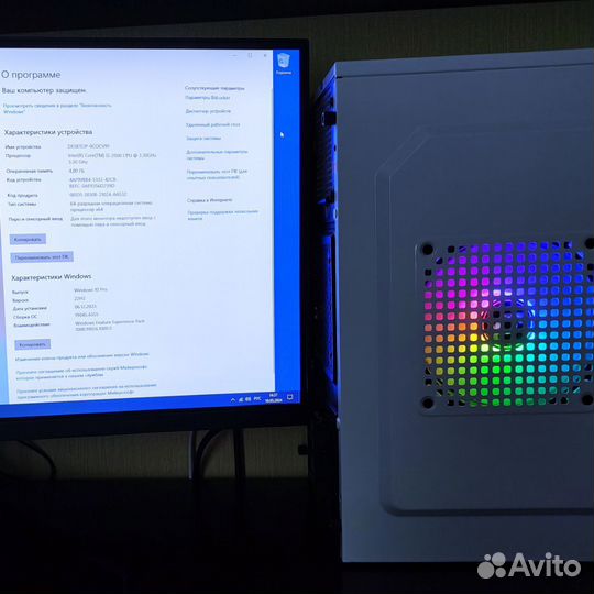 Игровой компьютер intel core i5 2500 rx 580