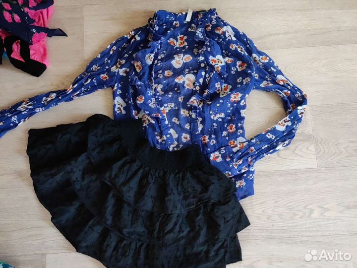 Вещи пакетом для девочки 134 140