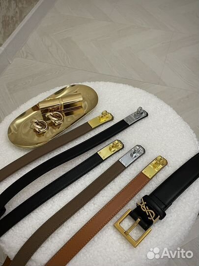 Женские ремни кожа hermes celine ysl