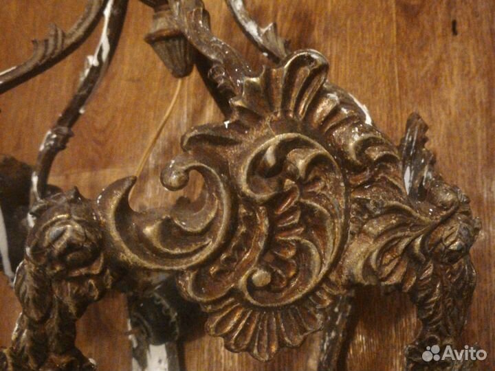 Люстра алюминиевая под бронзу