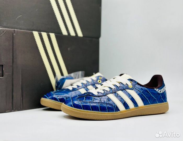 Wales Bonner Adidas Samba OG Croc Collegiate Navy