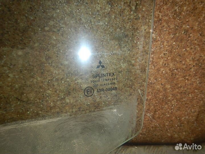 Стекло двери задней левой, Mitsubishi (Митсубиси)