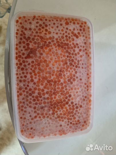 Красная икра кета
