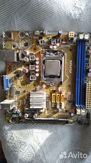 Материнская плата с процессором