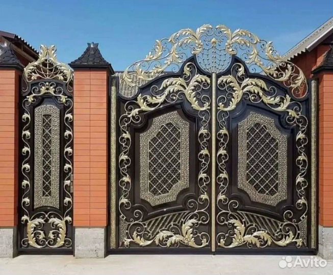 Кованые ворота
