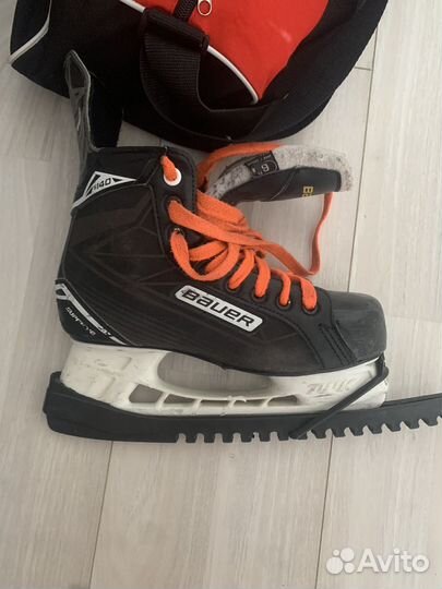 Коньки хоккейные bauer 39 размер