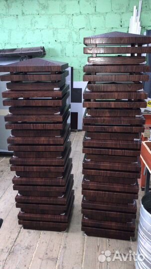 Жалюзи заборы. Колпаки на столбы забора