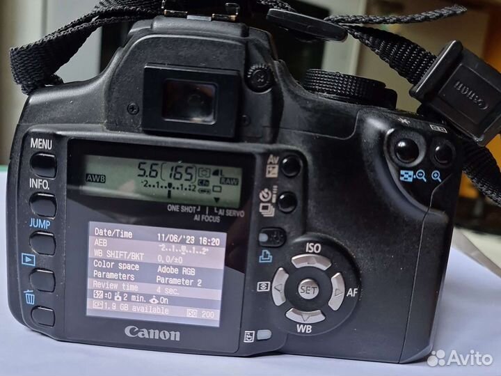 Зеркальный фотоаппарат canon 350d