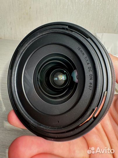 Sony zv e10 + sigma 16 mm