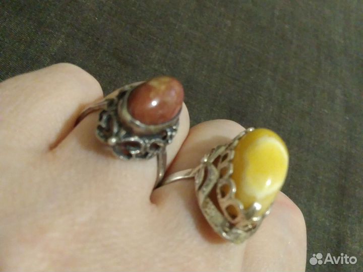 Серебряное кольцо 875 СССР