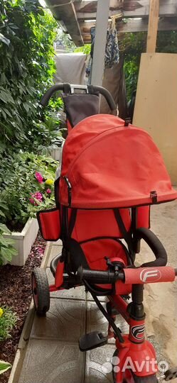 Трехколесный велосипед коляска