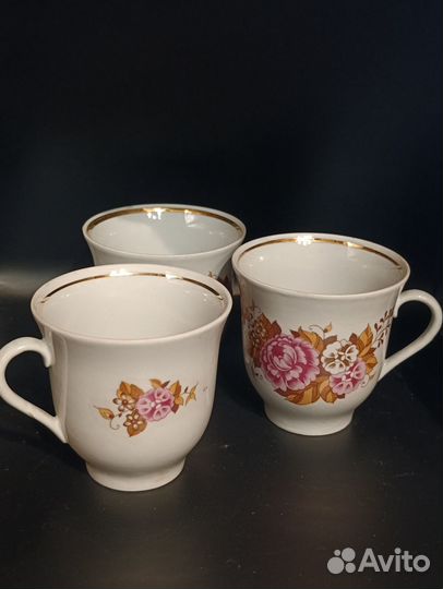 Чашки бокалы для чая СССР