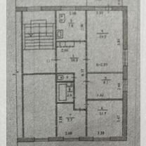 4-к. квартира, 70 м², 5/5 эт.